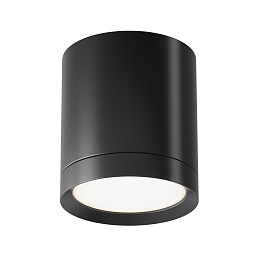 C086CM-GX53-MRD-B Maytoni Hoop потолочный накладной светильник черного цвета