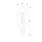Светодиодная лампа Dimmable F Elektrostandard a048724 — фото 2