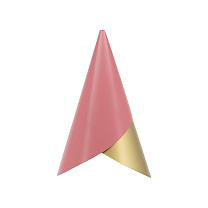 Cornet Nuance Rose & Brass Ø13.4 x 23,8 cm