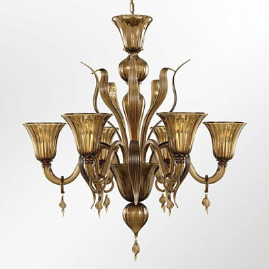 Handcrafted Murano Glass Chandelier Fluage люстра MULTIFORME lighting L0278-6-F2