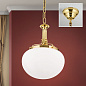 HL 6-988 MS/329 opal matt Wiener Nostalgie Orion подвесной опаловый купольный светильник — фото 1