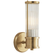 Allen Single Sconce натуральная латунь и стеклянные стержни