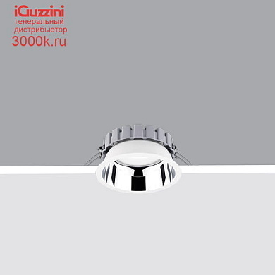 QF57 Easy iGuzzini Ø 153 mm - warm white - DALI - White/Aluminium