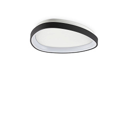 341446 Ideal lux Gemini потолочный светильник овальной формы черного цвета с направленным светом