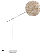 Floor Lamp CHANPEN L Ø52 diamant gun metal/Natural
