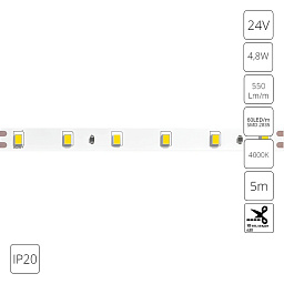 A2406008-02-4K Arte Lamp Tape лента светодиодная 2750lm 4200K