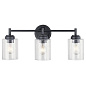 Winslow 3 Light Vanity Light Black настенный светильник 45886BK Kichler — фото 2