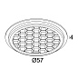 HONEYCOMB 57 DOUBLE USE B черный Delta Light аксессуар — фото 1