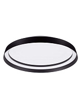 Triac Dimmable Sandy Black Aluminium & Acrylic LED 38 Watt 220-240Volt 2713Lm IP20 2700-3000-4000K CCT by Dip Switch Light Up & Down D: 45 H: 7 cm
