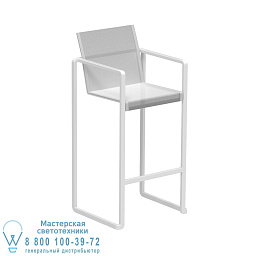 Alura bar chair coated aluminium Royal Botania Alura уличный стул