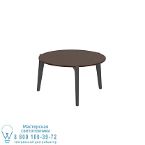 СТОЛИК TEA TIME Ø 60CM АНТРАЦИТОВЫЙ ЛАВАСТОН LAVA Royal Botania