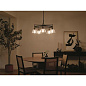 Eastmont 5 Light Chandelier Black and Walnut Wood люстра 52403BK Kichler — фото 5