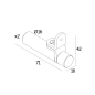 MIKALINE - FIXATION SPACER FLEX SET B черный Delta Light ILP