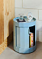 AE441-D528 Hay Низкий шкаф Facet, Misty Blue — фото 3