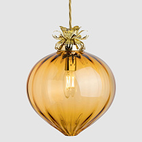 Flora Pendant Large янтарный