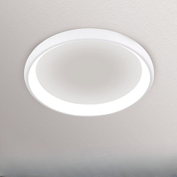 DL 7-637/61 weiß Orion Venus потолочный светильник с широким круглым LED-корпусом и мягким рассеивателем