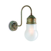 Darsili 1950N - Rustic wall lamp - Moretti Luce aged-brass-copper-coloured