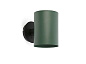 20031-81 GUADALUPE BLACK WALL LAMP GREEN LAMPSHADE настенный светильник Faro barcelona