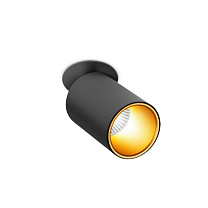 Потолочные светодиодные светильники Led technology SPY IN 10.30 W черный + золотой