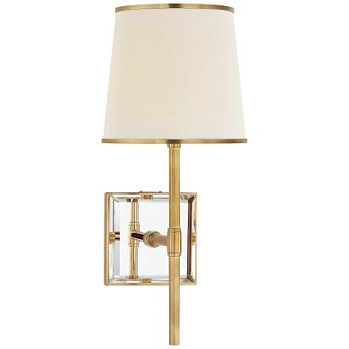 Бра Visual Comfort Bradford, латунь и зеркало KS2120SB/MIR-L/SB