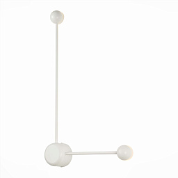 SL6003.501.02 ST-Luce Acquaro настенное бра с двойными световыми элементами в белом матовом исполнении