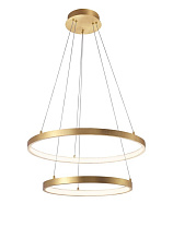 Gold Leaf Aluminium & Acrylic LED 65 Watt 220-240Volt 3500Lm 3000K IP20 D: 60 H: 150 cm