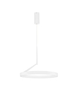 Triac Dimmable Sandy White Metal, Aluminium & Silicone LED 59Watt 220-240Volt 2663Lm IP20 2700-3000-4000K CCT by Dip Switch Light Up & Down D:60 H:150 cm