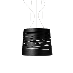 FN182007_20 Foscarini Tress подвесной светильник с прорезным корпусом чёрного цвета