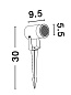 Акцентный светильник DESTRY Nova Luce — фото 3