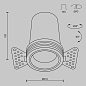 Встраиваемый светильник Maytoni FOCUS LED 12W 1160лм Белый DL125-L12-4K-TRS-W — фото 7