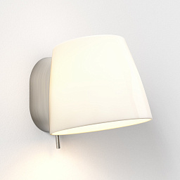 1460005 Astro lighting Imari настенный светильник с гладким плафоном и корпусом матовый никель