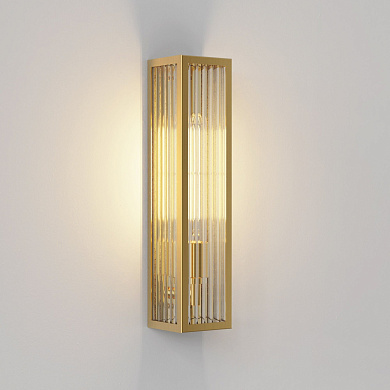Уличный настенный светильник Astro Lighting Harvard Coastal PVD брашированная латунь