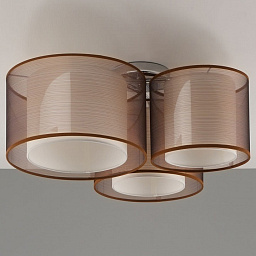 V10623-3C Moderli Room потолочный светильник с двумя цилиндрическими плафонами хром