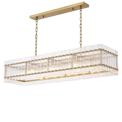 114386 Chandelier Ruby rectangular Люстра Eichholtz