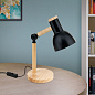 LA 4-1220 Holz/schwarz Anika Orion настольный светильник — фото 1