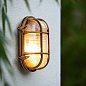 11891/20/02 Lucide Dudley уличный настенный светильник овальной формы в бронзовом корпусе — фото 2