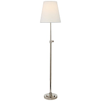 Bryant Table Lamp полированный никель с льняным абажуром