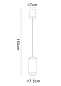 A1134SP-7PB Arte Lamp Omicron точечный подвесной светильник LED 1х7W 350Lm 4000K — фото 2