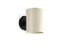 20031-80 GUADALUPE BLACK WALL LAMP BEIGE LAMPSHADE настенный светильник Faro barcelona