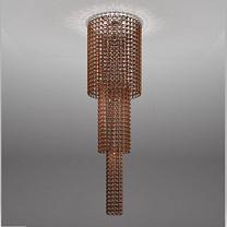 Потолочный светильник GIOGALI CA1 CRYSTAL COPPER GLOSSY CHROME E27 CE