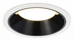ST755.438.12 ST-Luce St755 встраиваемый потолочный светильник белый с чёрной внутренней вставкой