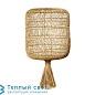 THE RATTAN DUMPLING подвесной светильник Bazar Bizar BAYU004N-L-40x70 + FL-JUTE-001