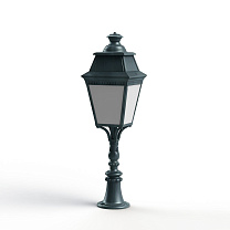 Avenue 3 N° 6; Opal PMMA Built-in LED 3000°K warm white 35W; Dark black