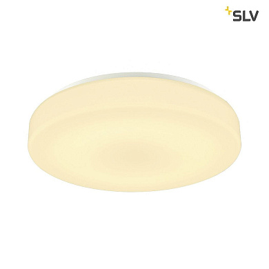 1002077 SLV LIPSY 40 DRUM светильник накладной IP44 21Вт с LED 3000К/4000K, 2000лм/2300лм, белый