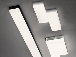 потолочный алюминиевый светильник прямоугольной формы с LED-подсветкой