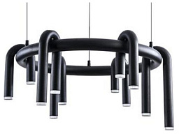 A3258LM-30BK Arte Lamp Warhol подвесная люстра с дугообразными элементами