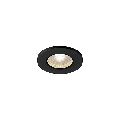 1001015 SLV KAMUELA ECO LED светильник встраиваемый IP65 6.5W, 3000К, черный