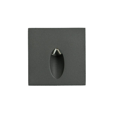 напольный спот с кольцевым корпусом цвета антрацит