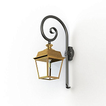 Place des Vosges 1 Tradition N° 5; Clear glass E27 105W; Tinted lacquered brass