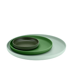 21511102 Trays Vitra Комплект подносов круглых зелёных (3 шт.)